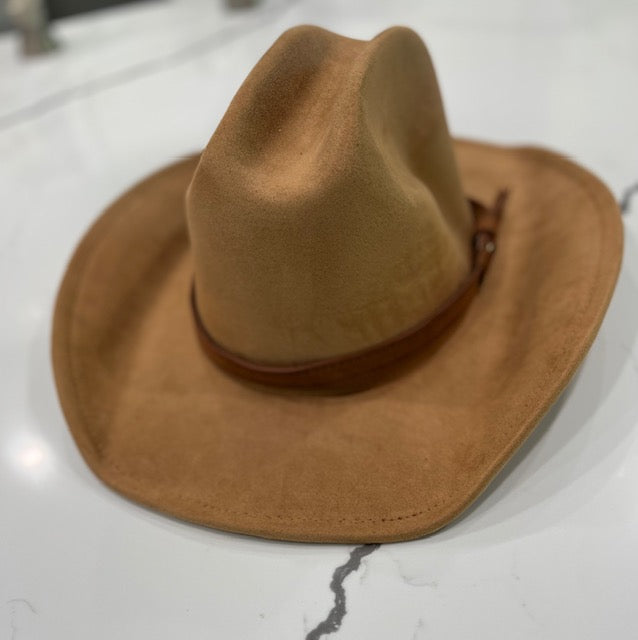 Leather Belt Cowboy Hat