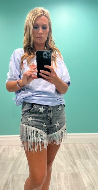 Fantastic Fawn Denim Shorts