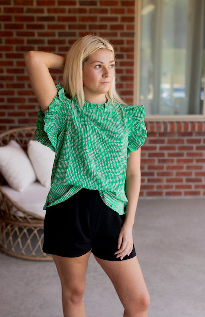 Green dot print top