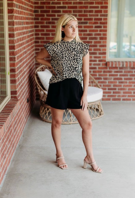 Ruffed Leopard Top