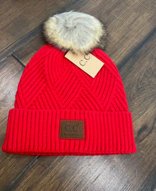 Patch Pom Beanie