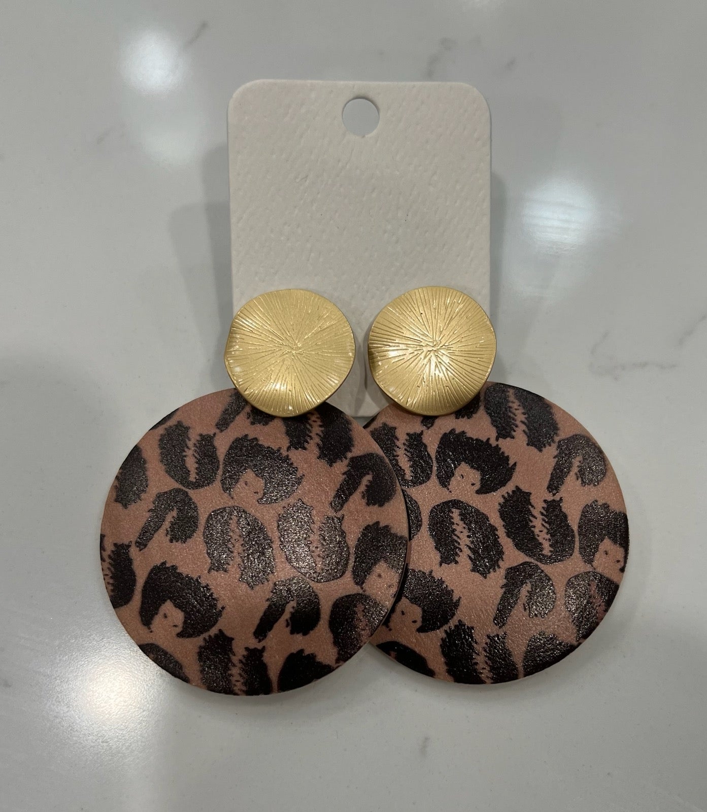 Cheetah Print Earrings